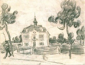 Vincent Van Gogh - The Town Hall at Auvers