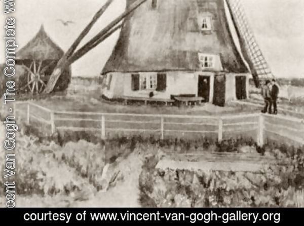 Vincent Van Gogh - Lower Part of the Windmill De Laakmolen