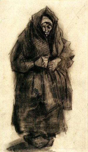 Woman with a Mourning Shawl 2