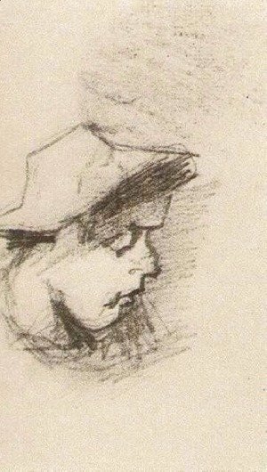 Head of a Man with Straw Hat