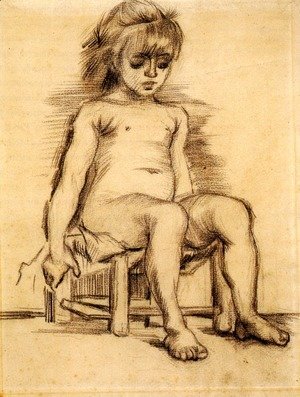 Seated Girl Seen from the Front