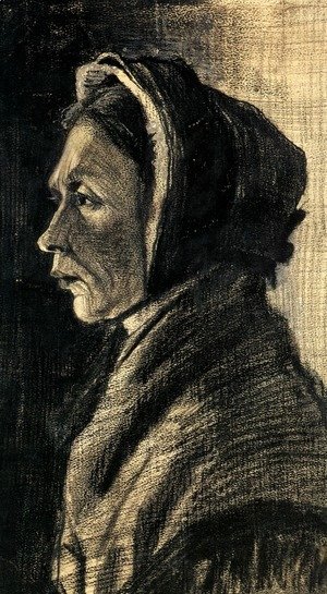 Vincent Van Gogh - Head of a Woman 4
