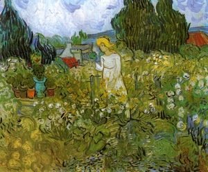 Vincent Van Gogh - Mademoiselle Gachet in her garden at Auvers-sur-Oise