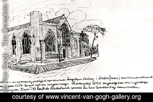 Vincent Van Gogh - Austin Friars Church, London