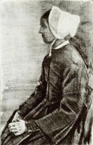 Woman with White Bonnet, Sien's Mother 2