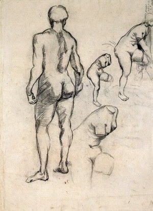 Vincent Van Gogh - Idol and Sketches of Venus