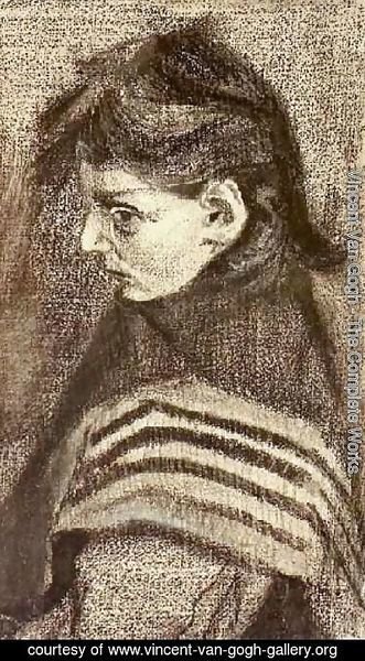 Vincent Van Gogh - Girl with Shawl, Half-Figure