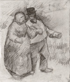 Vincent Van Gogh - Walking Couple