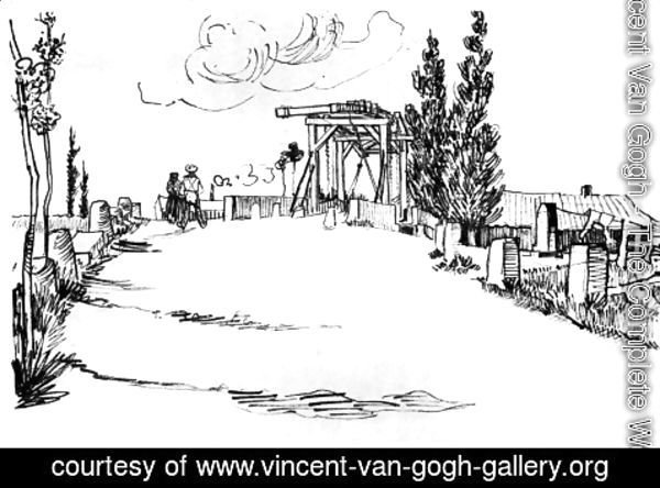 Vincent Van Gogh - The Langlois Bridge at Arles 3