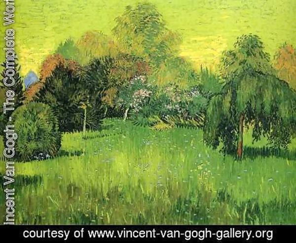 Vincent Van Gogh - Public Park with Weeping Willow The Poet s Garden I
