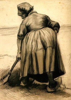 Peasant Woman Digging 2