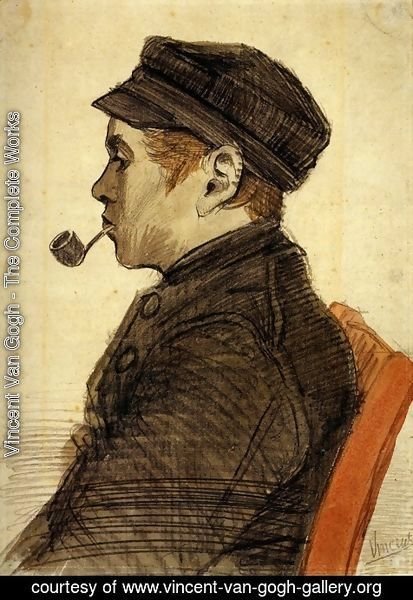 Vincent Van Gogh - Young Man with a Pipe
