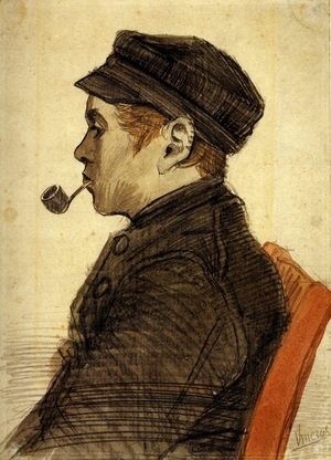 Vincent Van Gogh - Young Man with a Pipe