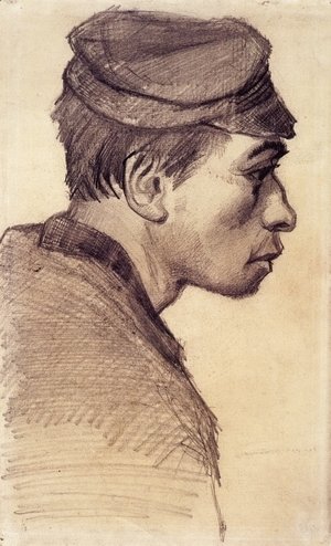 Vincent Van Gogh - Head of a Young Man 2