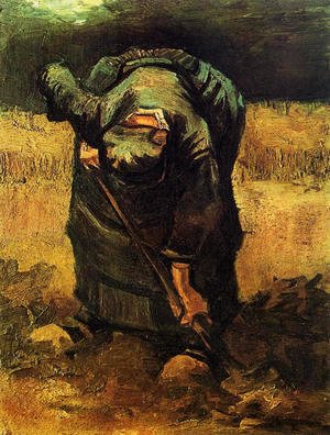 Vincent Van Gogh - Peasant Woman Digging 3