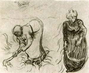 Vincent Van Gogh - Sketch of Two Women