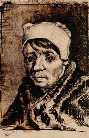 Vincent Van Gogh - Head of a Woman 10