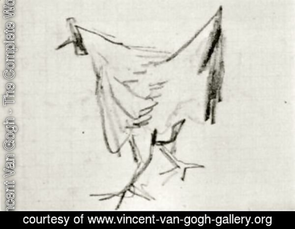 Vincent Van Gogh - Sketch of a Hen
