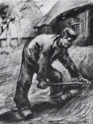Vincent Van Gogh - Peasant, Chopping 2
