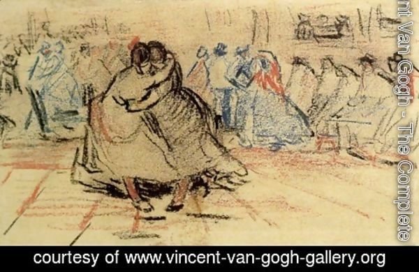Vincent Van Gogh - Couple Dancing