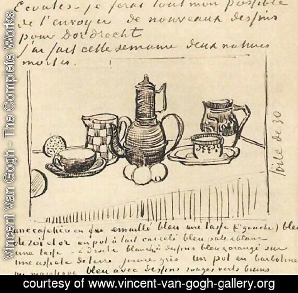 Vincent Van Gogh - Still Life with Coffee Pot 2