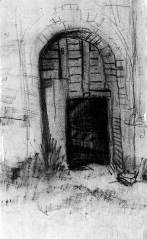 Vincent Van Gogh - Entrance to the Old Tower