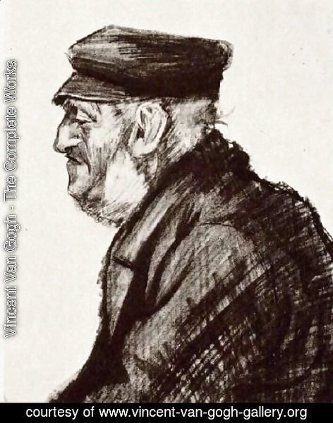 Vincent Van Gogh - Orphan Man with Cap, Head