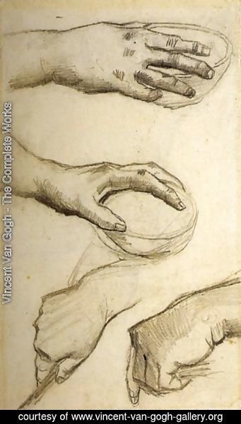 Vincent Van Gogh - Four Hands, Two Holding Bowls