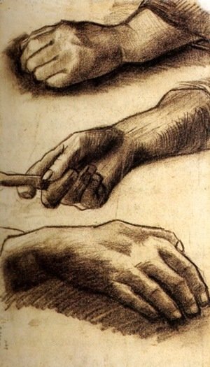 Vincent Van Gogh - Three Hands 3