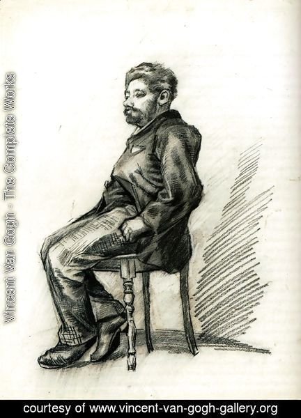 Vincent Van Gogh - Seated Man with a Beard 2