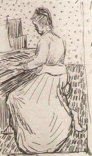 Vincent Van Gogh - Marguerite Gachet at the Piano 2