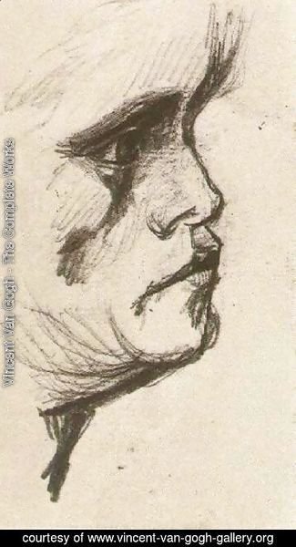 Vincent Van Gogh - Head of a Man 5