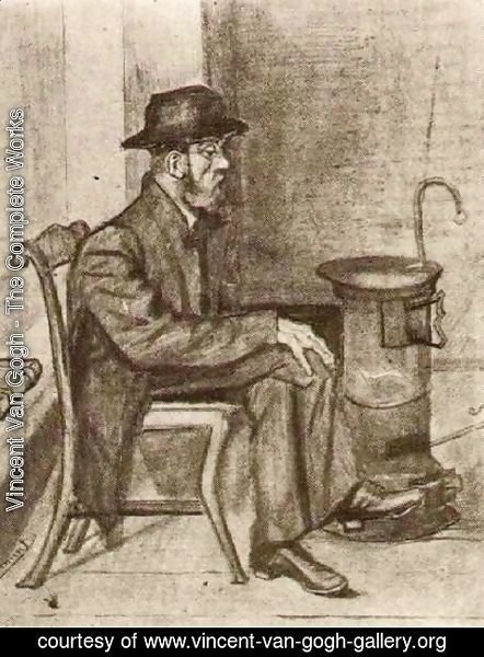 Vincent Van Gogh - Old Man Warming Himself