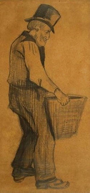 Vincent Van Gogh - Man Carrying Peat