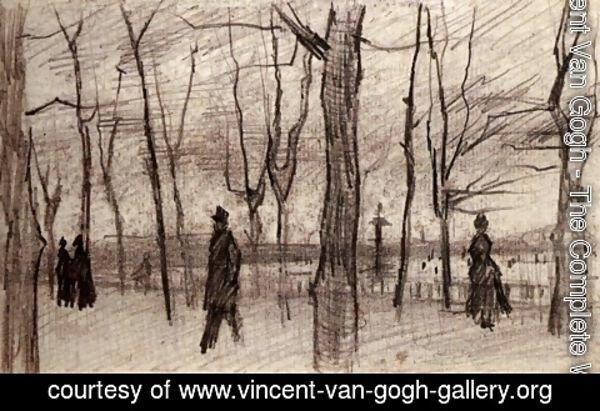 Vincent Van Gogh - Luxembourg Garden in Paris