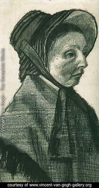 Vincent Van Gogh - Woman with Hat, Head