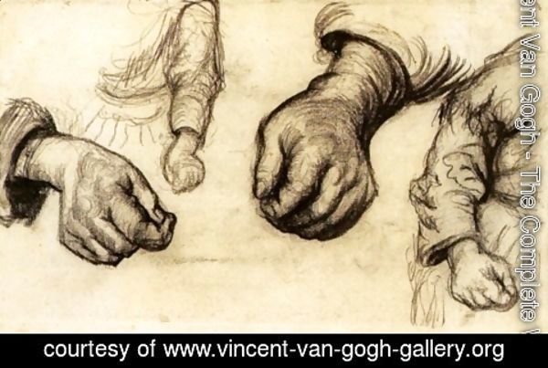 Vincent Van Gogh - Two Hands and Two Arms