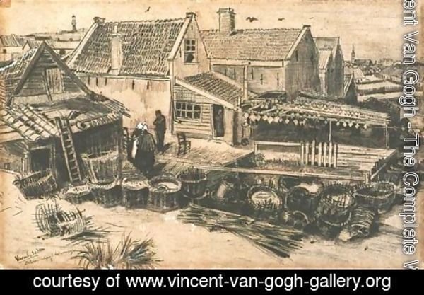 Vincent Van Gogh - Fish-Drying Barn, Seen From a Height