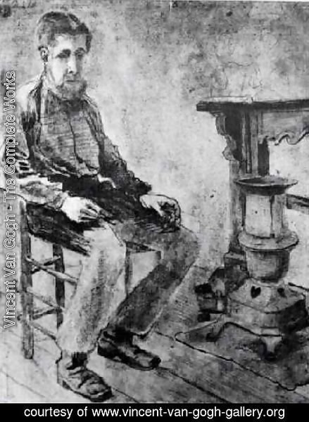 Vincent Van Gogh - Man Sitting by the Stove The Pauper