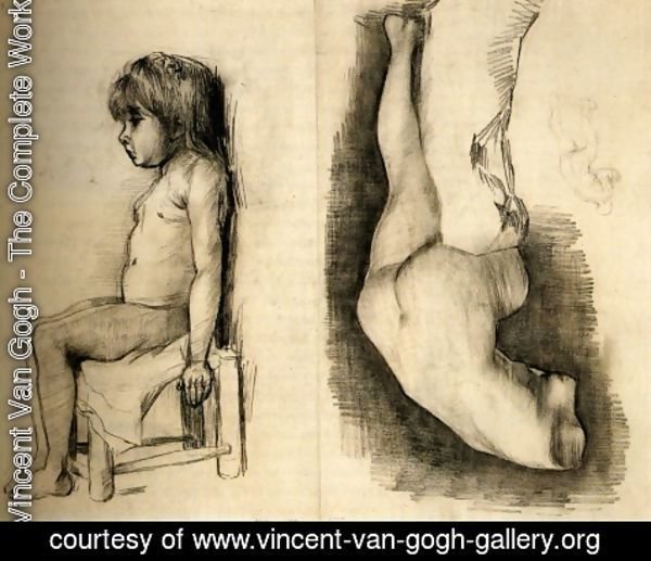 Vincent Van Gogh - Seated Girl and Venus