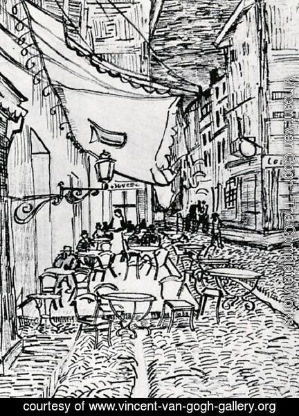 Vincent Van Gogh - The Cafe Terrace on the Place du Forum, Arles, at Night