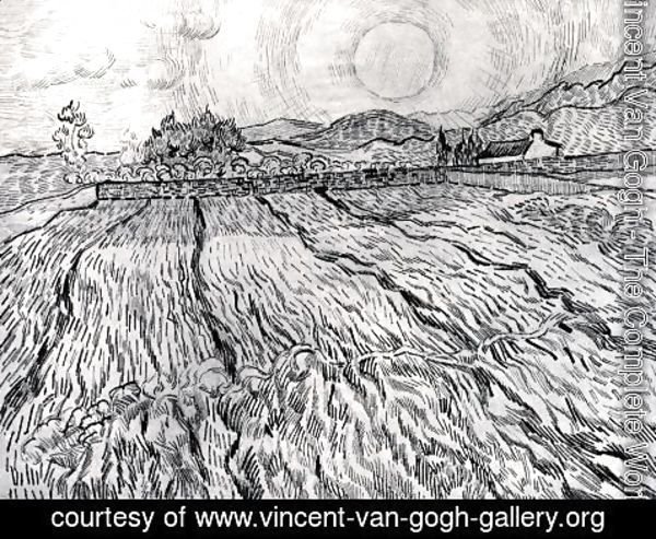 Vincent Van Gogh - Enclosed Field behind Saint-Paul Hospital