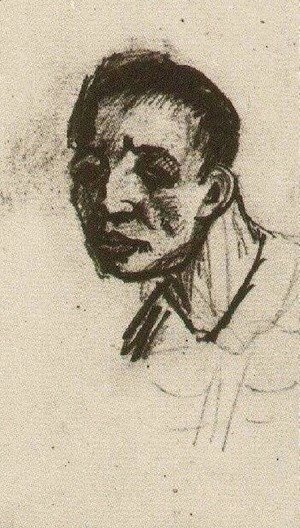 Vincent Van Gogh - Head of a Man, Bareheaded 2