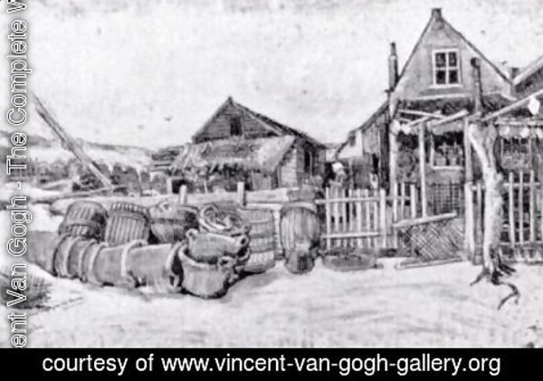Vincent Van Gogh - The fish drying barn at Scheveningen