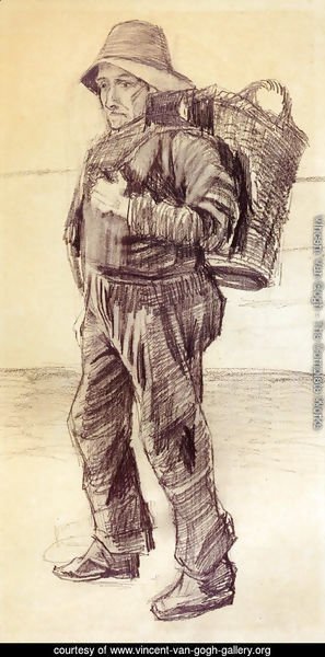 Fisherman with Basket on his Back