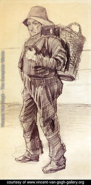 Vincent Van Gogh - Fisherman with Basket on his Back