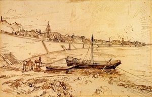 Vincent Van Gogh - Bank of the Rhone at Arles