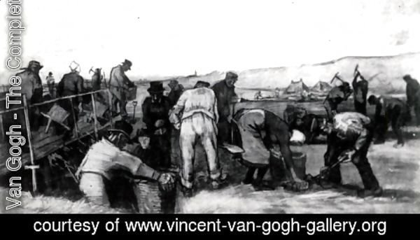 Vincent Van Gogh - Peat Diggers in the Dunes 2