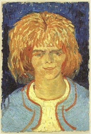 Vincent Van Gogh - Girl with Ruffled Hair (The Mudlark)