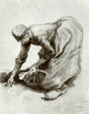 Vincent Van Gogh - Peasant Woman, Stooping 2
